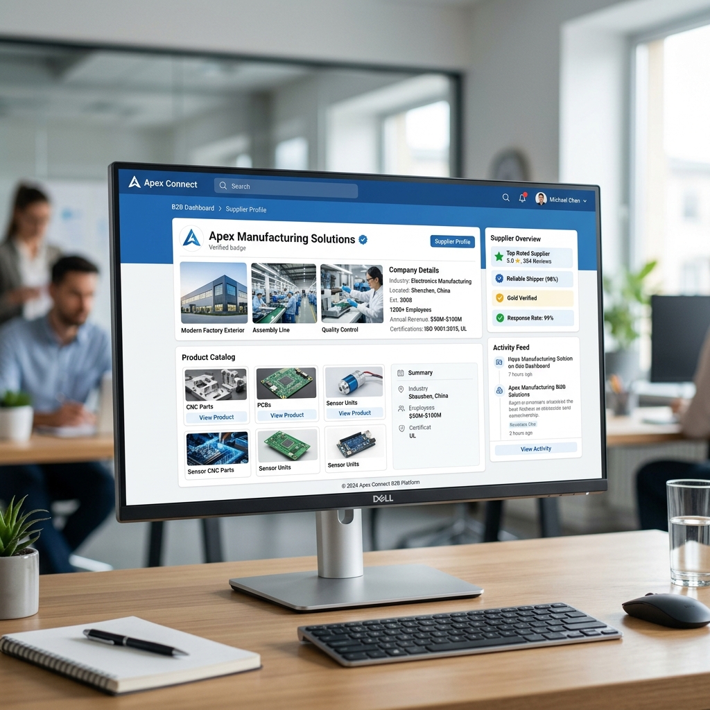 Why Clear Manufacturer Profiles Save Buyers Time